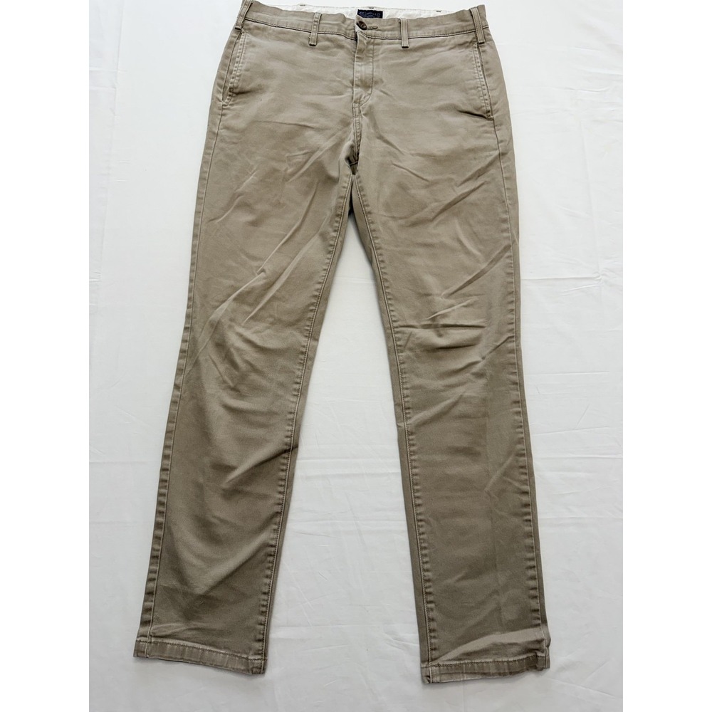 Levis Pants Mens 30x32 Beige Chino Straight Leg Regular Fit Cotton 24888-0003